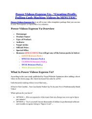 Power Videos Express V2 review - Power Videos Express V2 (MEGA) $23,800 bonuses