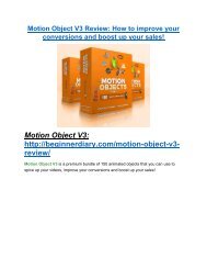 Motion Object V3 review and (FREE) $12,700 bonus-- Motion Object V3 Discount