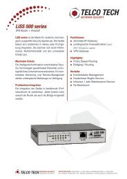 TelcoTech LiSS 500 VPN-Router + Firewall