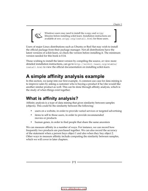 Learning Data Mining with Python