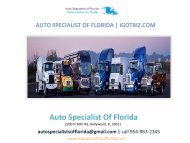 Auto Specialist Of Florida - igotbiz.com