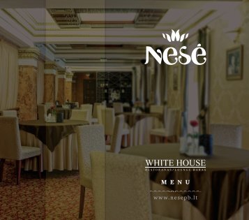 White House menu EN