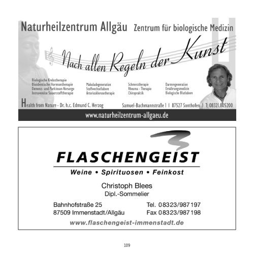 Oberallgäuer Meisterkonzerte Programm 2017