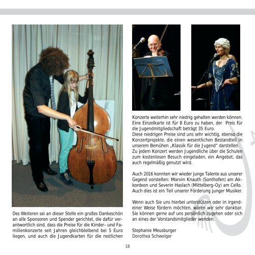 Oberallgäuer Meisterkonzerte Programm 2017