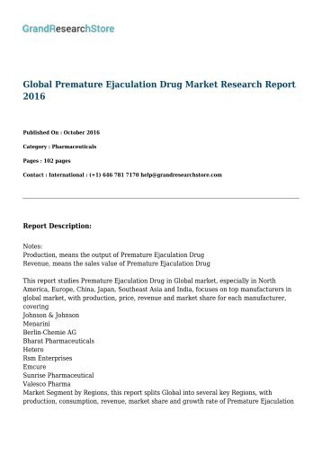 global-premature-ejaculation-drug-market-research-report-2016-grandresearchstore