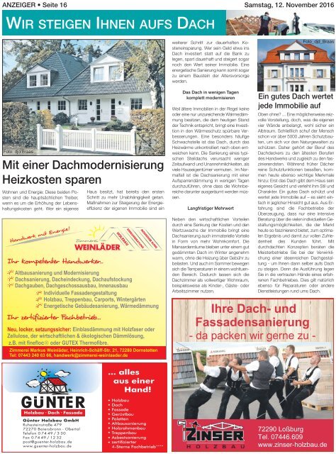 Anzeiger Ausgabe 45/16