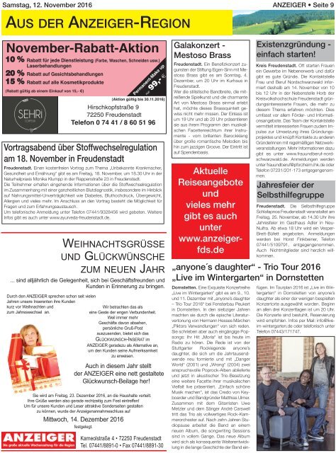 Anzeiger Ausgabe 45/16