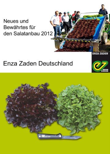 Neue Salatsorten für den Versuchsanbau 2012 - Enza Zaden