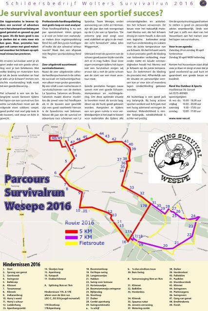 Survival Wesepe krant 2016