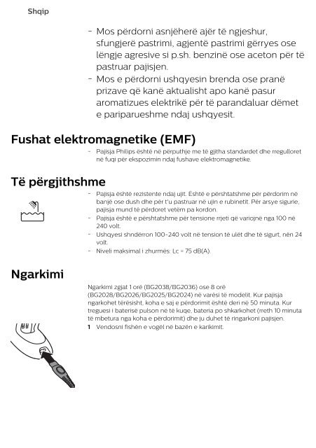 Philips Bodygroom series 3000 tondeuse corps - Mode d&rsquo;emploi - KAZ