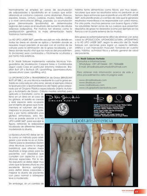 Revista: Vida Saludable 3ra. Edición