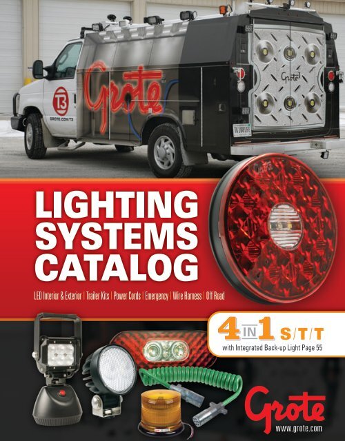 Auxiliary Grote G4003-5 4 Hi Count LED Stop Tail Turn Light Auxiliary Grote G4003-5 4 Hi Count LED Stop Tail Turn Light