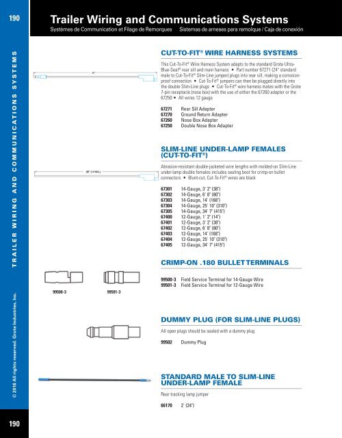 Grote - Catalogue 2016