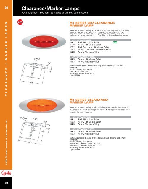 Grote - Catalogue 2016