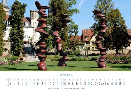 Einblick: Kalender zur Landesgartenschau Öhringen 2016