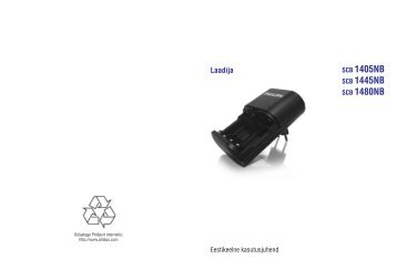 Philips MultiLife Chargeur de piles - Mode dâemploi - EST