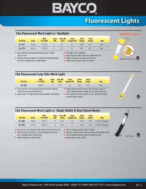 Bayco - Catalogue 2016