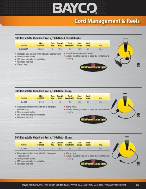 Bayco - Catalogue 2016