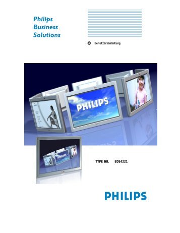 Philips Moniteur plasma - Mode dâemploi - DEU
