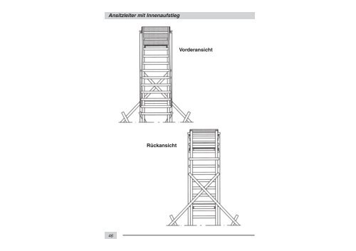 Sichere Hochsitzkonstruktion