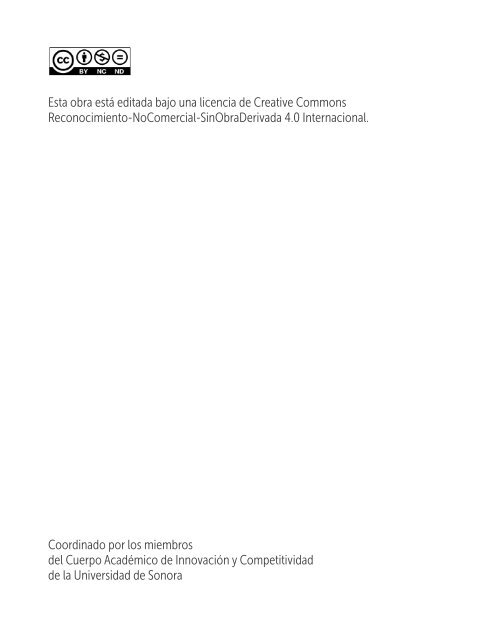 2015, Libro: "Estudios de Competitividad".