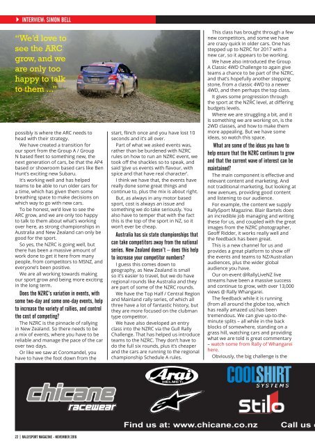 RallySport Magazine November 2016