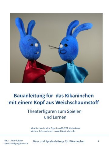 Kikaninchen-Kopf - Hamburger Puppentheater