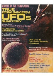 True-Flying Saucers  & UFO Quarterly  Fall 1976