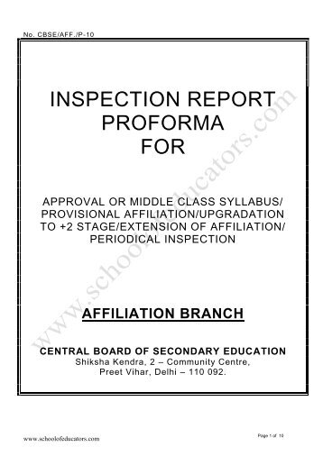 inspectionreportproforma
