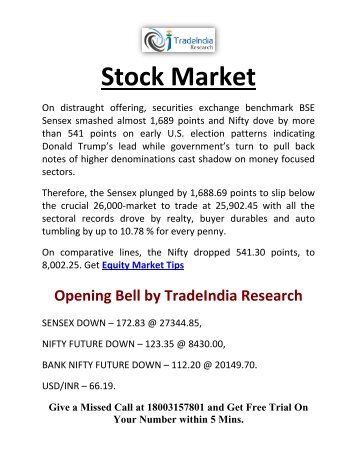 Stock Commodity Market News by TradeIndia Research