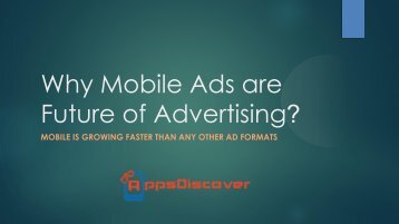 Why Mobile Ads Are Future Of Advertising