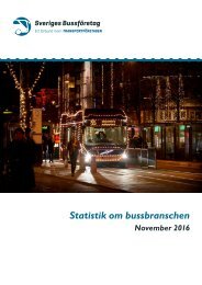 Statistik om bussbranschen