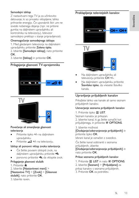 Philips 3000 series T&eacute;l&eacute;viseur LED Smart TV plat - Mode d&rsquo;emploi - SLV