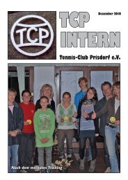 TCP INTERN Tennis-Club Prisdorf eV