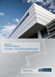 TRESPA Meteon Fassaden - ThyssenKrupp Plastics