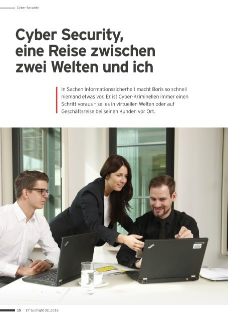 EY Spotlight Magazin