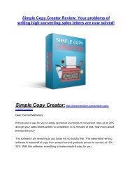 Simple Copy Creator review-(MEGA) $23,500 bonus of Simple Copy Creator