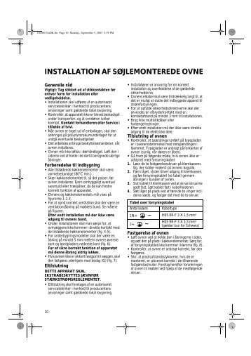 KitchenAid OBI C31 S - Oven - OBI C31 S - Oven DA (854188001010) Installazione