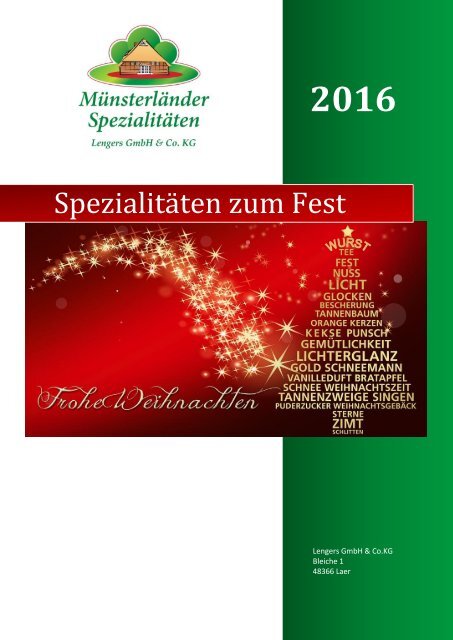 Weihnachtskatalog 2016