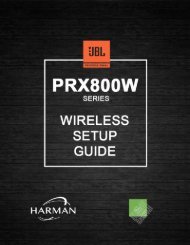 PRX800W - Wireless setup guide