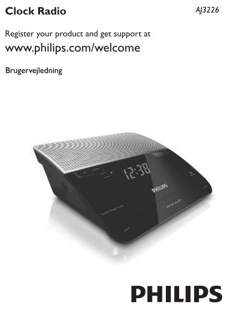Philips Radio-r&eacute;veil - Mode d&rsquo;emploi - DAN