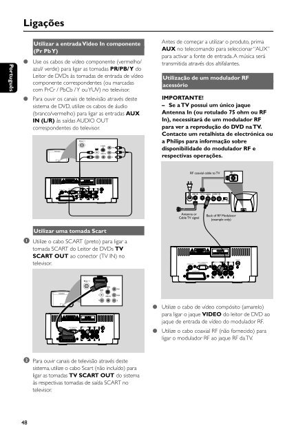 Philips Microcha&icirc;ne DVD - Mode d&rsquo;emploi - POR