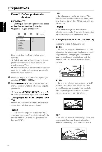 Philips Microcha&icirc;ne DVD - Mode d&rsquo;emploi - POR