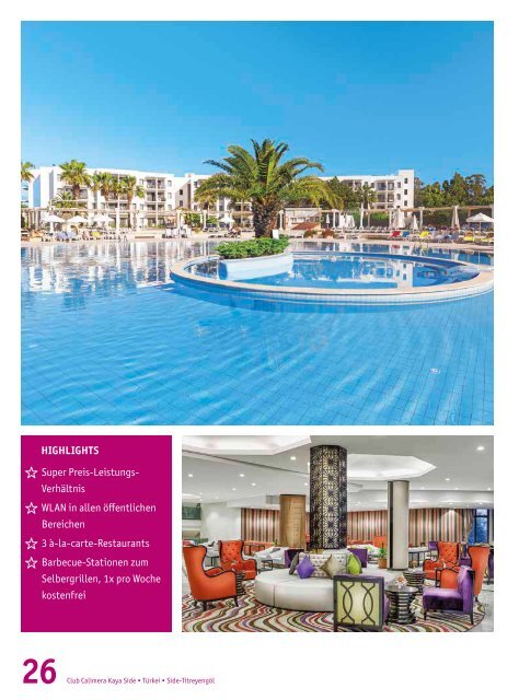 Club Calimera Katalog 2017