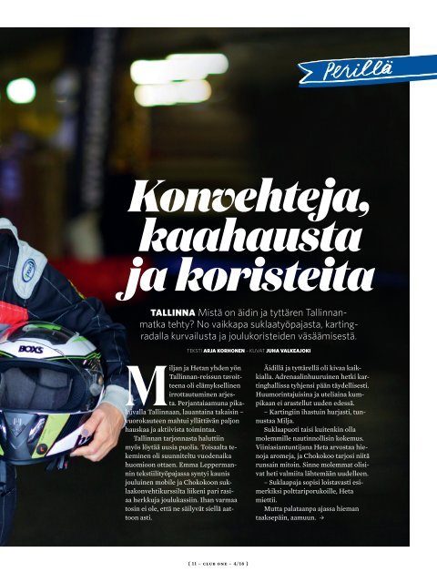 Club One -lehti 04/2016