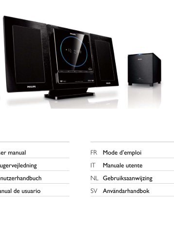 Philips MicrochaÃ®ne DVD - Mode dâemploi - SWE