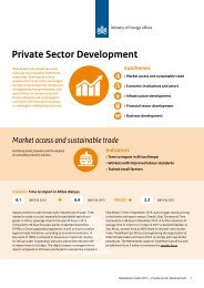 Private Sector Development