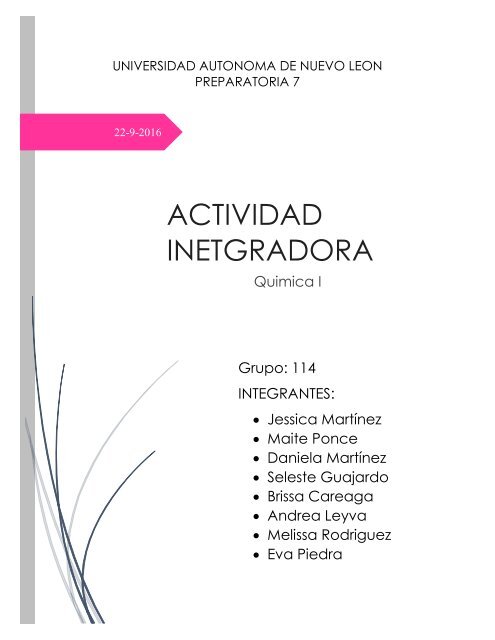 Act. IntegradoraE2 Ailyn. QUIMICA