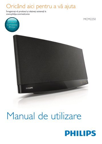 Philips MicrochaÃ®ne - Mode dâemploi - RON
