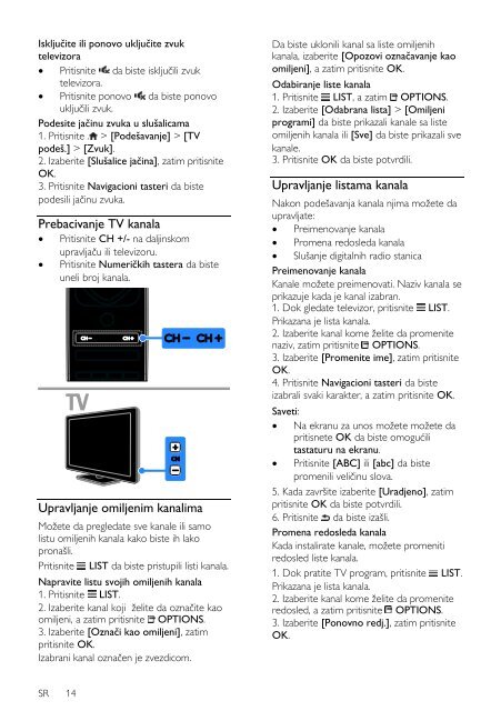 Philips 5000 series T&eacute;l&eacute;viseur LED Smart TV - Mode d&rsquo;emploi - SRP